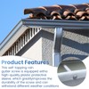 15 Pack Gutter Screw 33047PK 7-Inch Screw & Plastic Ferrule