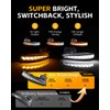 GSOWO LED Side Mirrors Sequential Switchback Turn Signal Lights Indicator