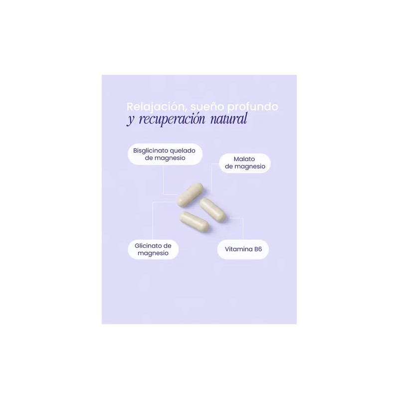 Magnesio Quelado Support Relajacion Y Sueño Glicinato 60caps