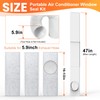 GCGOODS Portable Air Conditioner Window Seal Kit with Insulated Foam