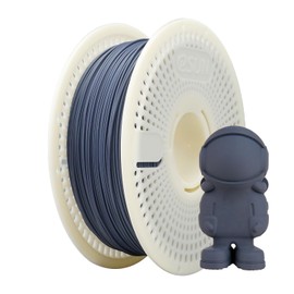eSUN Matte PLA Refilament 1.75mm and Upgarded eSpool+ Set, Reusable and Removable Filament Spool Replacement with 3D Printer Refill Matte PLA,Dark Grey