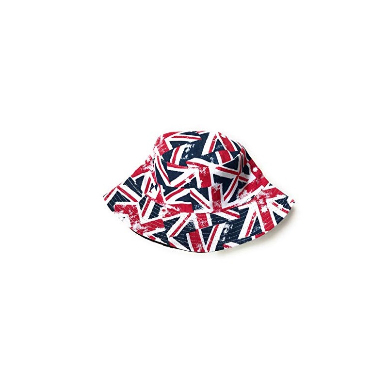KGM Stylish Designer UK Union Jack Pattern Bucket hat (Multicoloured)