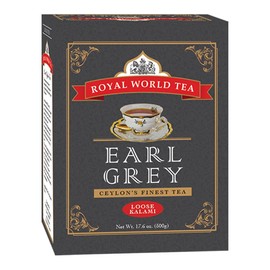 Royal World Loose Leaf Earl Grey Tea – Premium Blend of Bergamot & Ceylon Black Tea – Ideal for London Fog & Iced Drinks – Perfect for Recipes – Sourced from Sri Lanka – Minimal Packaging, 17.6oz