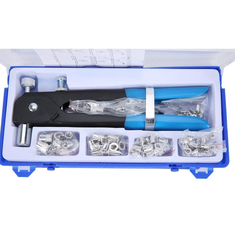 FreeTec 86pcs Heavy Duty Blind Rivet Nut Tool Thread Hand