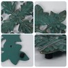 DreamsEden Cast Iron Trivet, Decorative Leaf Metal Trivets Rustproof Holder