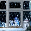 JMEXSUSS 360 LED Christmas Net Lights Outdoor Mesh Lights 12ft