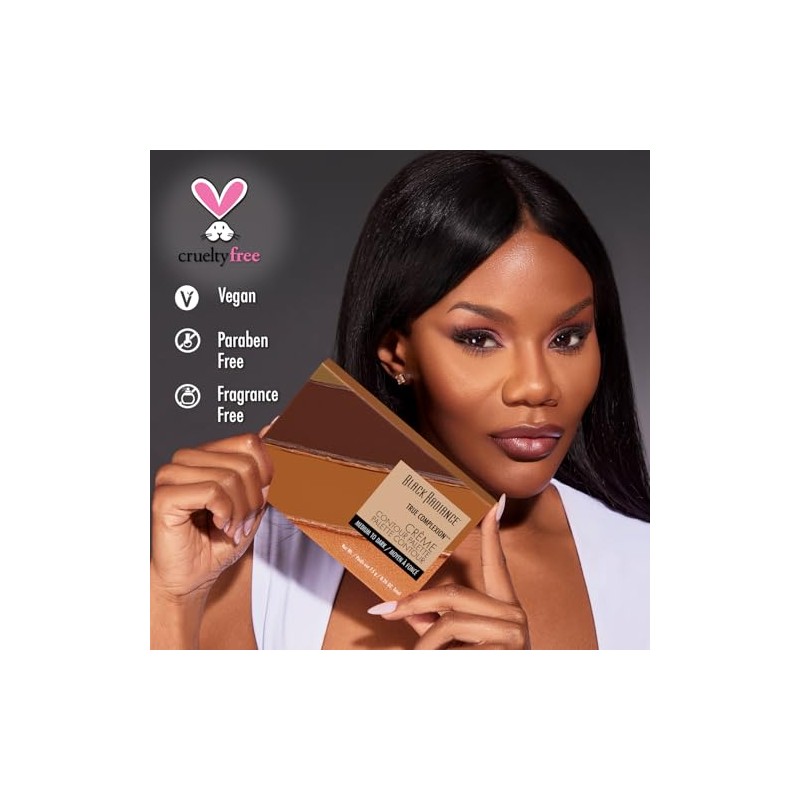 Black Radiance True Complexion Paleta de contorno de crema, Light