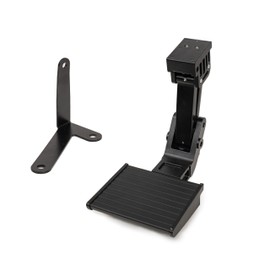 IRIEQU Rear Bed Step Retractable Bumper Step for Truck with Dual Exhaust Compatible with Dodge Ram 1500 2500 3500 2014 2015 2016 2017 2018 Replaces 82214245AD