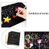 50pcs Rainbow Scratch Mini Art Notes Magic Scratch Paper Note