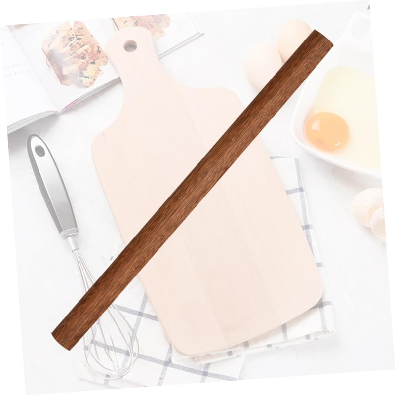 Zerodeko Practical Wooden Rolling Pin for Dough Pizza Making Solid