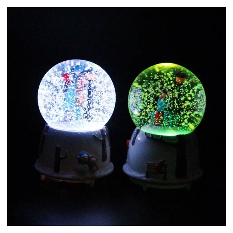 Generic Bola Cristal Musical 3d Con Lámpara De 7 Colores