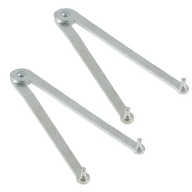TorSor 2 Pack Angle Grinder Pin Wrench Universal Adjustable Angle Grinder Replacement Wrenches Locknut Spanner for Bosch Makita Milwaukee DongCheng Dewalt Angle Grinders Outer Flange Nut Lock Nuts