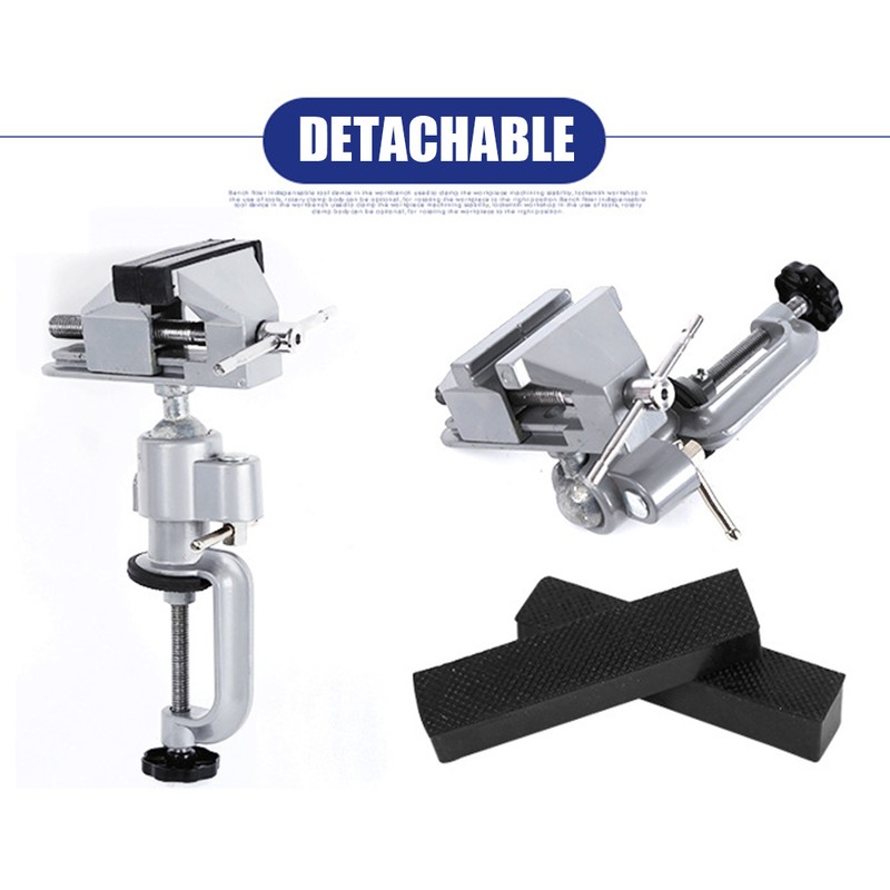 Universal Table Vise with 360 degrees Swiveling Head Clamp for