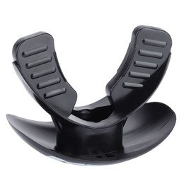 Sports Mouth Guard 4 Colours Mouth Guard Boxing Football Rugby Sports Accessories (Black and White Teeth)
