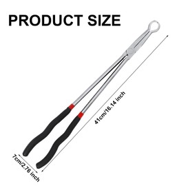 16 Inch Long Electrical Disconnect Pliers, Automotive Electric Spark Plug Wire Removal Pliers Car Fuel Pipe Removal Pliers O-Shaped Electrical Connector Disconnect Pliers for Cars