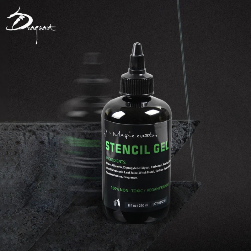 Pega Stencil Gel Transfer Hectográfico De Tatuaje 8oz 250ml