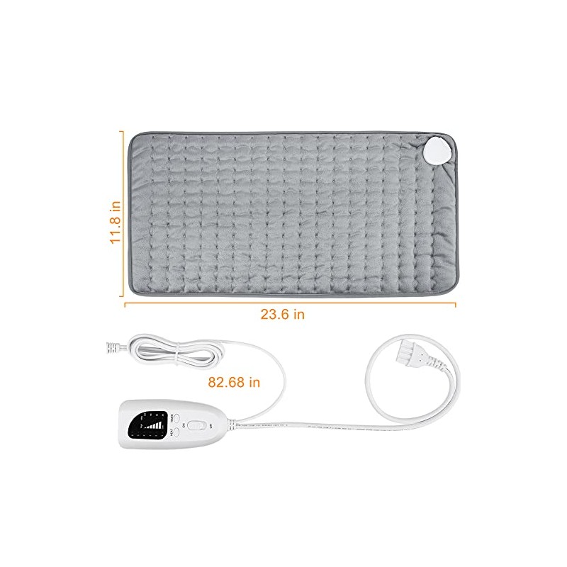 VIBOOS Heating pad, Electric Heat Pad with Automatic Switch-Off and