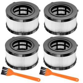 4 Pack HEPA Filter Replacement Compatible with DEWALT Wet Dry Vacuum DC5151H DC515 DCV517 DCV517B-with 2 Cleaning Brushes by Beilan