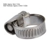 30Pcs Hose Clamps German Style Adjustable 304 Stainless Steel Fuel