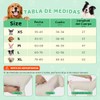wishkit Impermeable para Perro Reversible, Poncho de Lluvia con Tiras