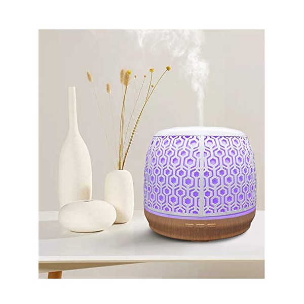 Essential Oil Diffuser Sky 500ml Iron Dome Dots Colorful I 3d light