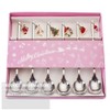 Angoily Set of 6 Christmas Spoons, Stainless Steel Coffee Spoons,