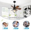 Garwarm 20IN Ceiling Fans with Lights, Socket Fan Light with