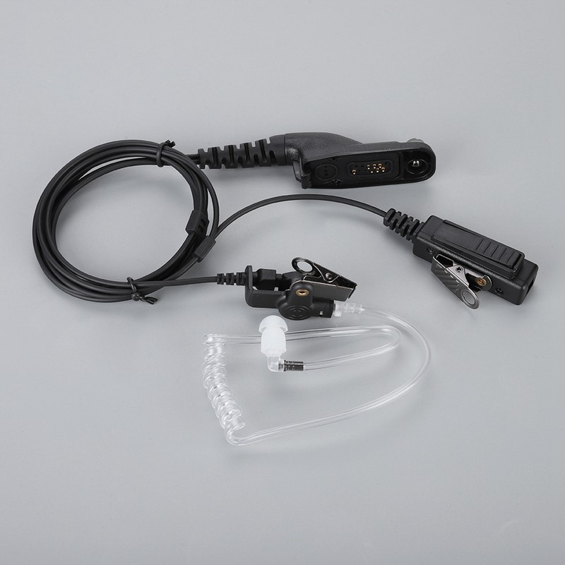 Air Tube Earpiece Headset Mic For CB Ham Radio MTP850S