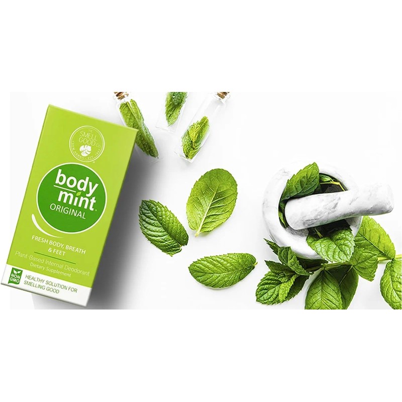 Desodorante Interno Body Mint Original 50 Pastillas A Base De