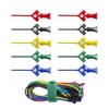 Cleqee 10 Groups Mini Grabber SMD IC Test Hook Clip
