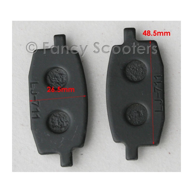 Fancy Scooters Front Disc Brake Pads Eton E-Ton Beamer 50