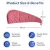 DK Essentials Premium Microfibre Hair Towels (65x25, Blue, Pink, Purple)