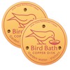 2 Pcs Bird Bath Copper Disk, 2mm Thick Reinforced Copper