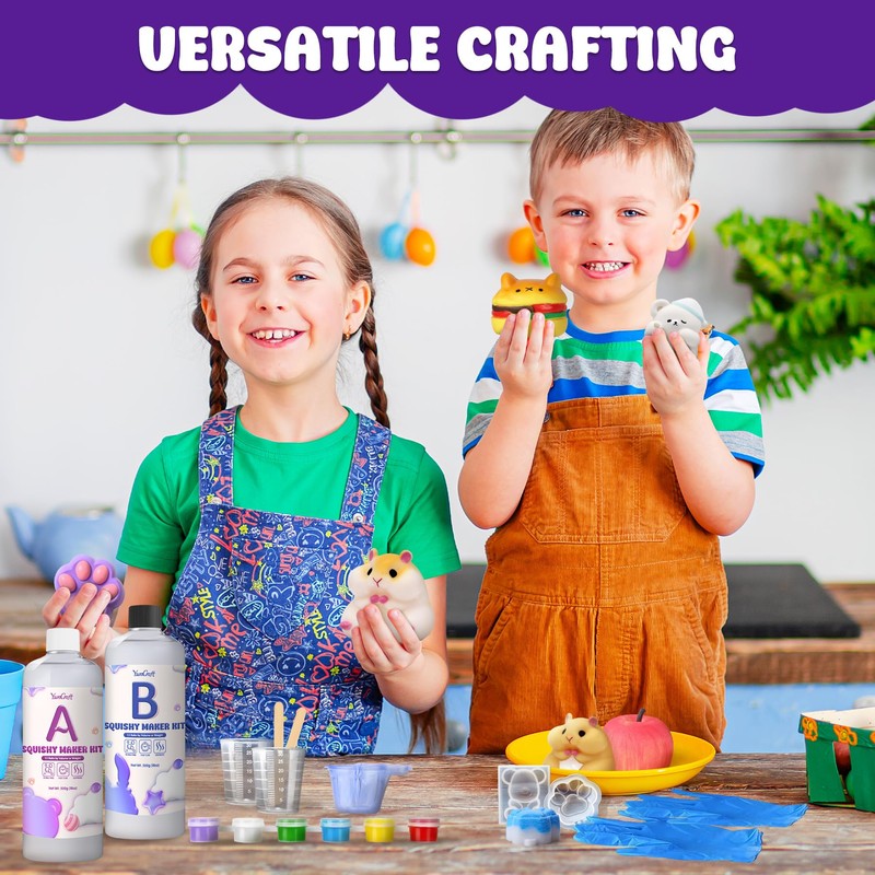 Liquid Silicone for Squishy Maker, 36oz Silicone Rubber for Making