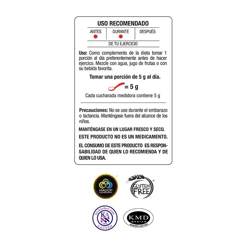 Suplemento en polvo Evolution Nutraceutical Creatina monohidratada x 500g