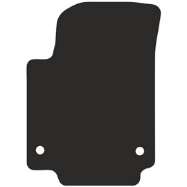 Wielganizator Driver's Velour Doormat Suitable for Seat MII (2011-) Hatchback Driver's Side Driver's Mat Velour Floor Mat Black 1-Piece – Perfect Fit