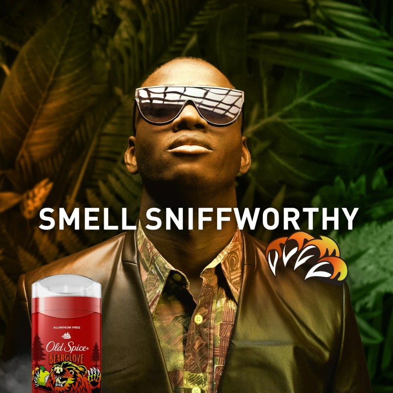 Old Spice Aluminum Free Men's Deodorant, Invisible Solid Stick Bearglove,