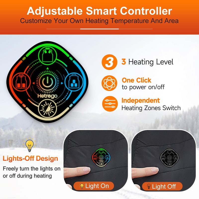 Heated Vest Women with Battery Pack Included, Lightweight Electric Heating