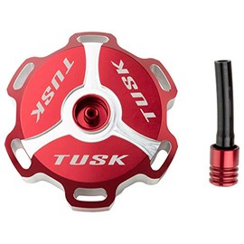 TUSK Billet Aluminum Gas Cap Red Machined for Honda TRX 450ER 2006-2009,2012-2014