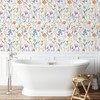Sevalo Floral Peel and Stick Wallpaper Wildflower Boho Nursery17.3”×78.7”