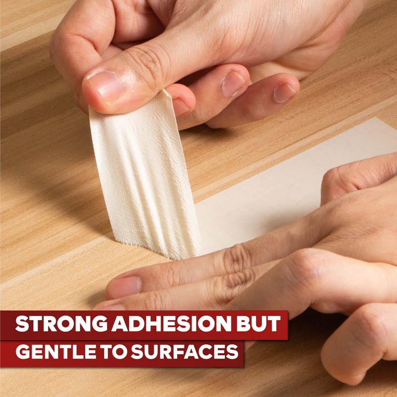 XFasten Double Sided Tape Removable, 1.5-Inch by 15-Yards (Pack of