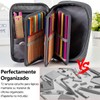 HONGHCL Bolsa Lápices - 72 Ranuras Estuche para Lapices de