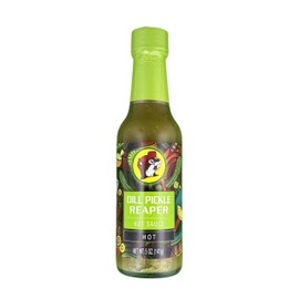 Buc-ee’s Dill Pickle Reaper Hot Sauce – Tangy & Fiery Blend, Gluten Free, 5 oz Bottle