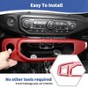 RT-TCZ for Jeep JL Center Dash AC Control Panel Trim