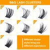 Lash Clusters D Curl 16mm 72 Clusters Lashes B&Q LASH