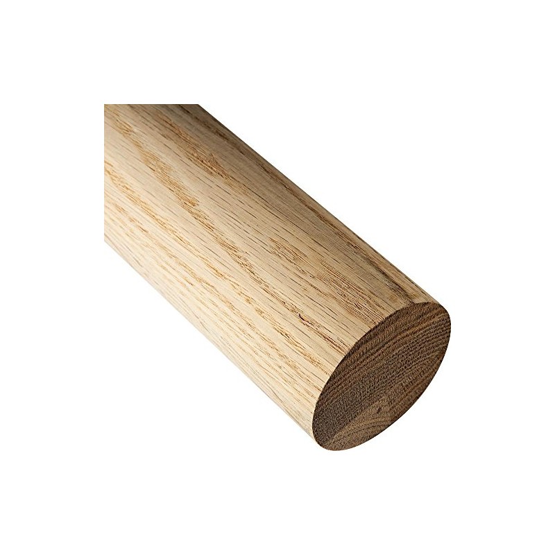 Large 3" Diameter Dowel Rods - Oak