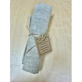 Trendy Tripper 100% Pure Lithuanian Linen Tea Towel Natural White Melange 20” x 27” (Natural White Melange, 1)