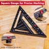 Arrow Aluminum Alloy Carpenter Square Set, 7-Inch & 12-Inch Rafter