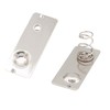 Skweawert 20 PCS AAA/Double-Positive Negative-one Stainless Steel Metal Battery Spring