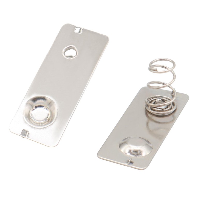 Skweawert 20 PCS AAA/Double-Positive Negative-one Stainless Steel Metal Battery Spring
